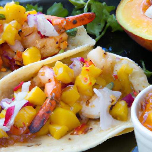 Zesty Shrimp Tacos with Vibrant Mango Salsa Delight