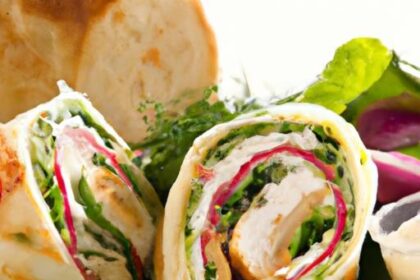 Wrap Up Flavor: Delicious Greek Chicken with Creamy Tzatziki
