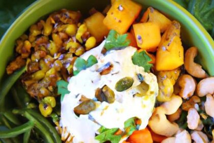 Wholesome Vegan Buddha Bowl with Creamy Tahini Drizzle