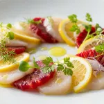 Citrus Scallop Carpaccio