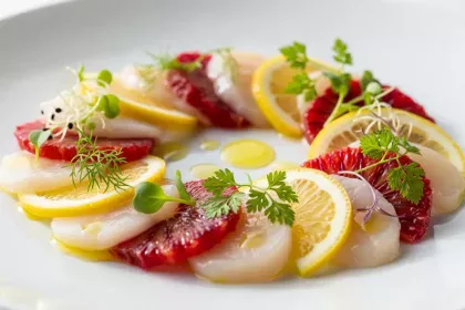 Citrus Scallop Carpaccio