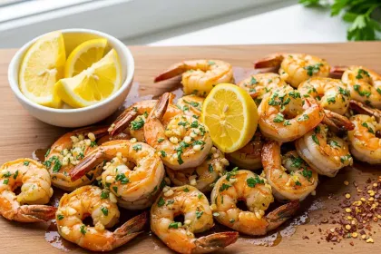 Garlic Parsley Sautéed Shrimp Delight