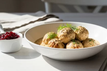 Keto Swedish Chicken Meatballs