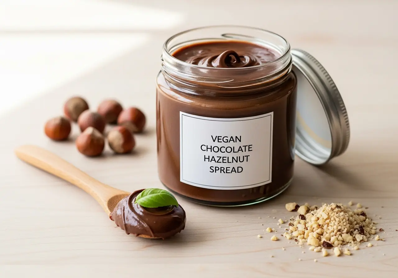 Decadent Vegan Chocolate Hazelnut Spread