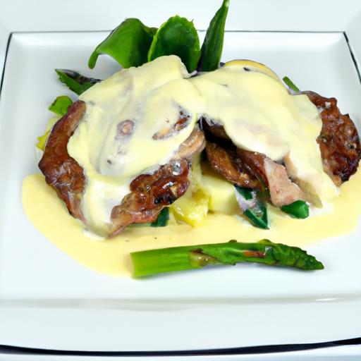 Savoring Veal Chops: A Cream Sauce Culinary Delight