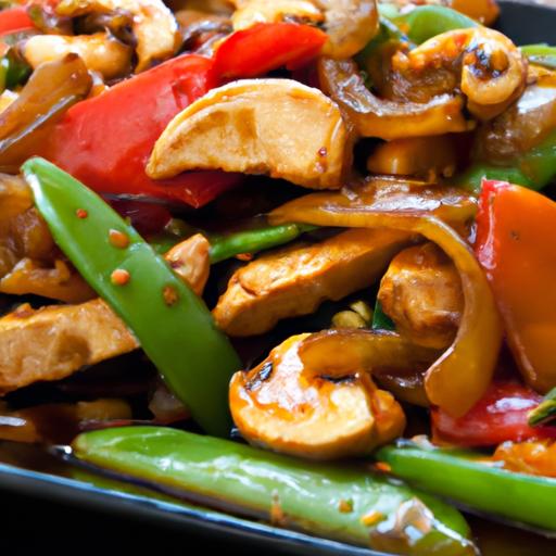 Sizzling Turkey Stir-Fry with Crunchy Cashew Delight
