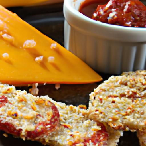Crunchy Delight: Cheese Sticks​ Paired with Whole-Grain ‍Crackers