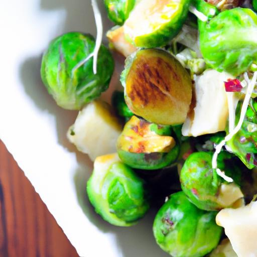 Crisp & Fresh: Shaved Brussels Sprouts Apple Salad Delight
