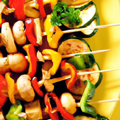 Grilled Tofu Veggie Skewers: A Colorful Plant-Powered Feast