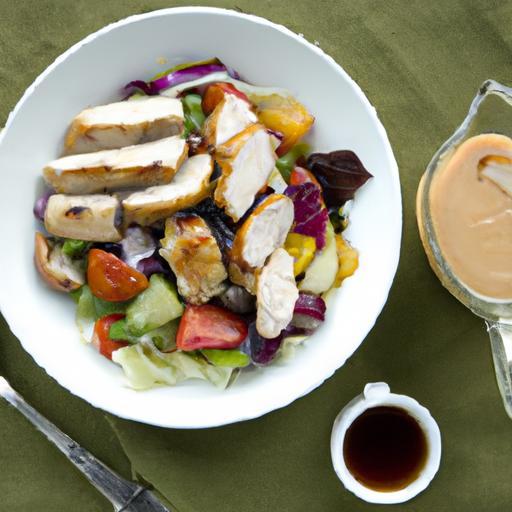 Savor the Flavor: Grilled Chicken Salad with Zesty Balsamic