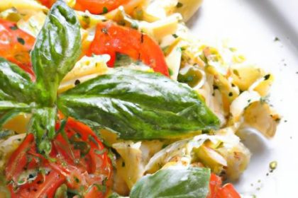 Fresh and Flavorful: Pasta Salad with Pesto & Tomatoes