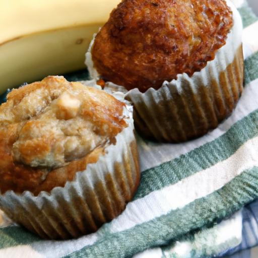 Wholesome Banana Muffins with Greek Yogurt Twist