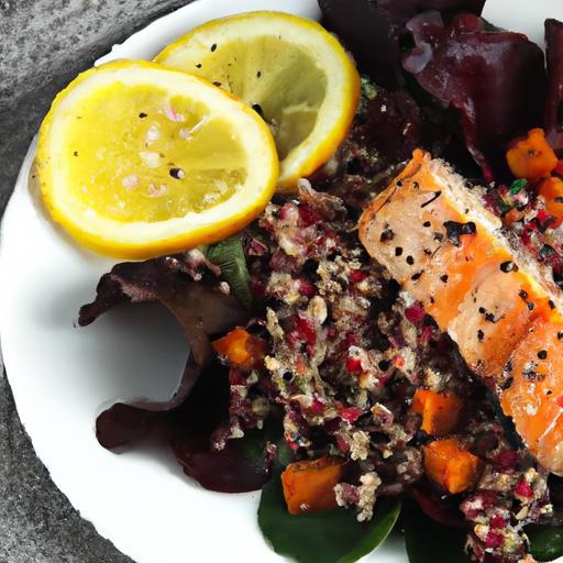 Fresh and Flavorful: Grilled Salmon Quinoa Salad Recipe