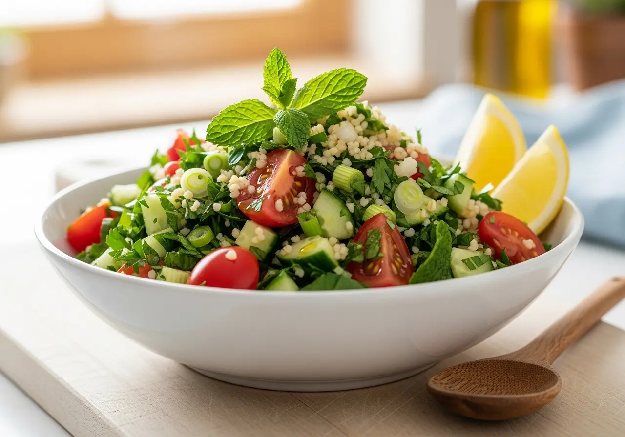 Lebanese Mint Tabouleh