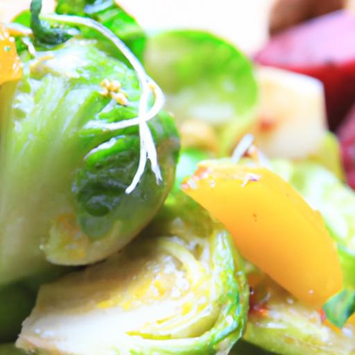 Crisp & Fresh: Shaved Brussels​ Sprouts ⁤Apple Salad Delight