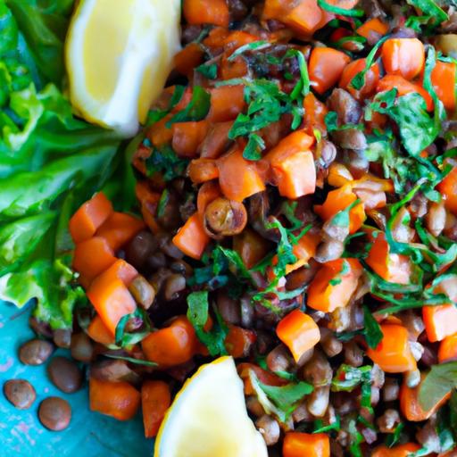 Vibrant Green Lentil & ⁣Carrot ​Salad: ​A Nutritious Delight