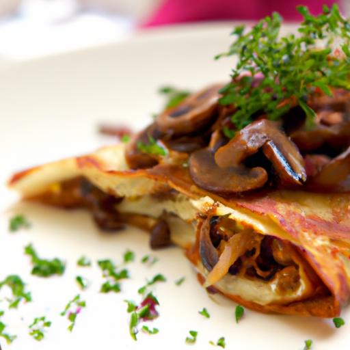 Delightful Savory Mushroom Crepes: A Gourmet Twist on Tradition