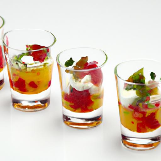 Fresh Appetizer verrines: Elegant Bites Bursting with Flavor