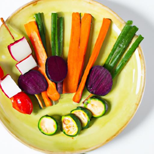 Bright Bites: Crafting Colorful Vegetable Rainbow Sticks