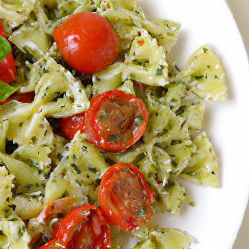 Fresh and Flavorful: Pasta ⁣Salad with pesto &⁤ Tomatoes