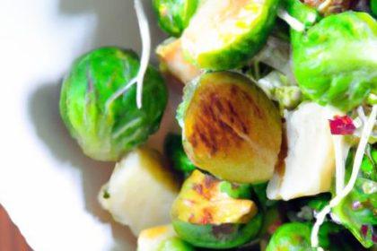 Crisp & Fresh: Shaved Brussels Sprouts Apple Salad Delight