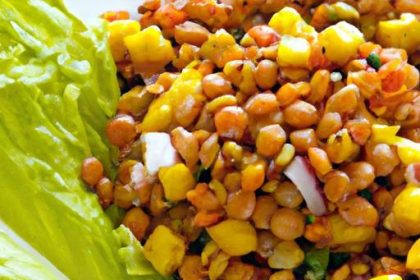 Bright & Nutritious: Red Lentil and Corn Salad Recipe