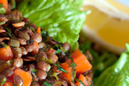Vibrant Green Lentil & Carrot Salad: A Nutritious Delight