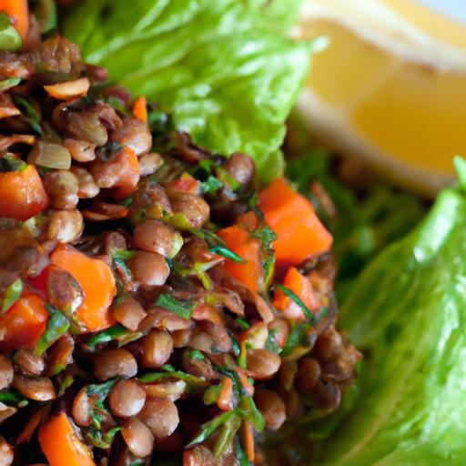 Vibrant Green Lentil & Carrot Salad: A Nutritious Delight